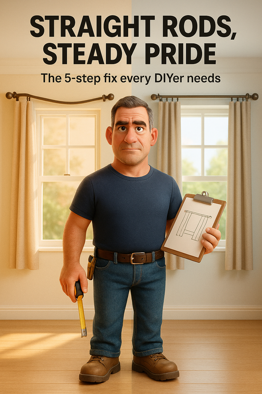 How to Hang Curtain Rods That Stay Secure Without Wall Damage or Stress