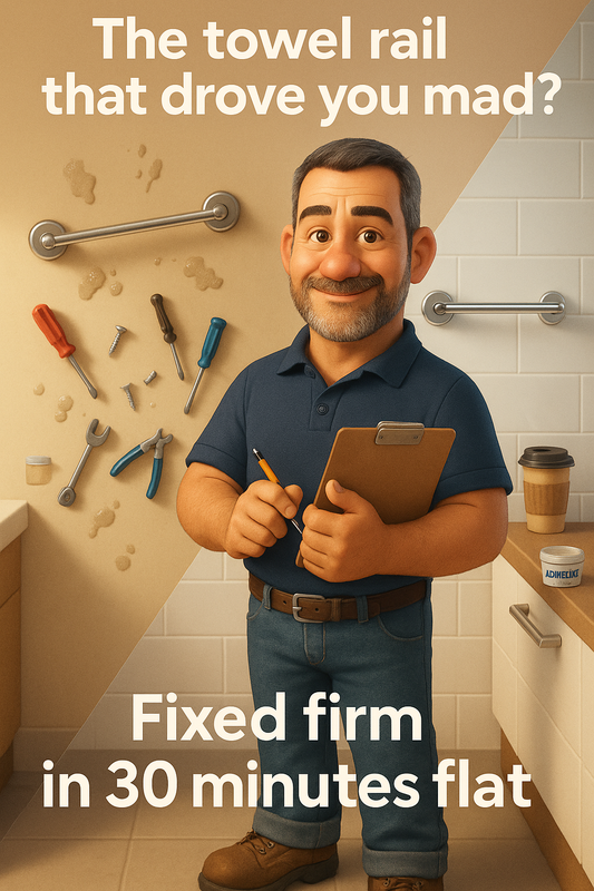 How to Fix a Broken Towel Rail in Under 30 Minutes without Drilling or Damaging Your Wall