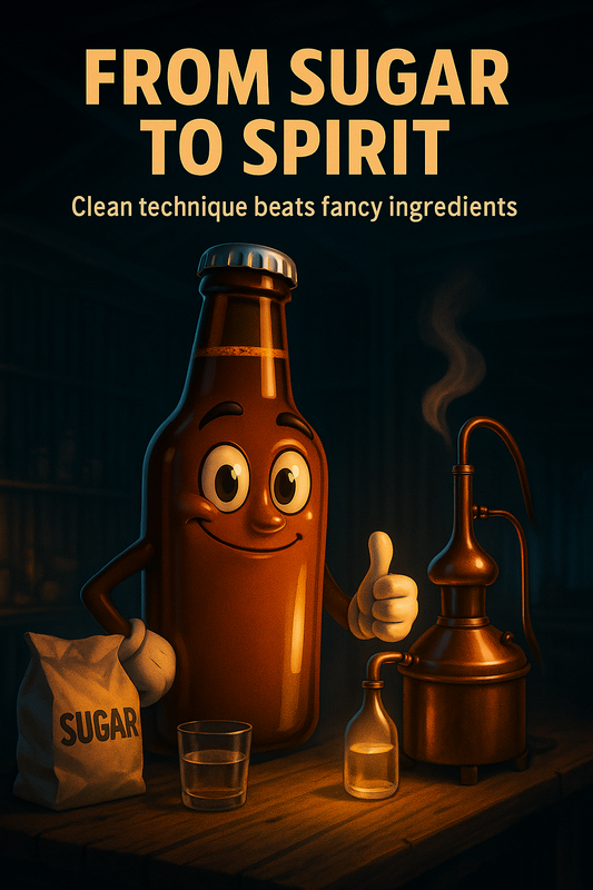 How to Turn Everyday Sugar into Smooth, Top-Shelf Spirits without Expensive Gear