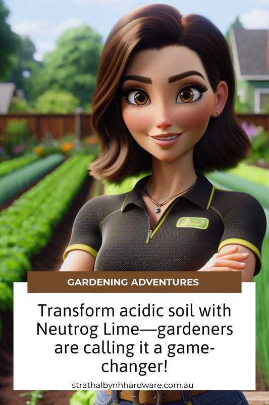 Transform acidic soil with Neutrog Lime—gardeners are calling it a game-changer!