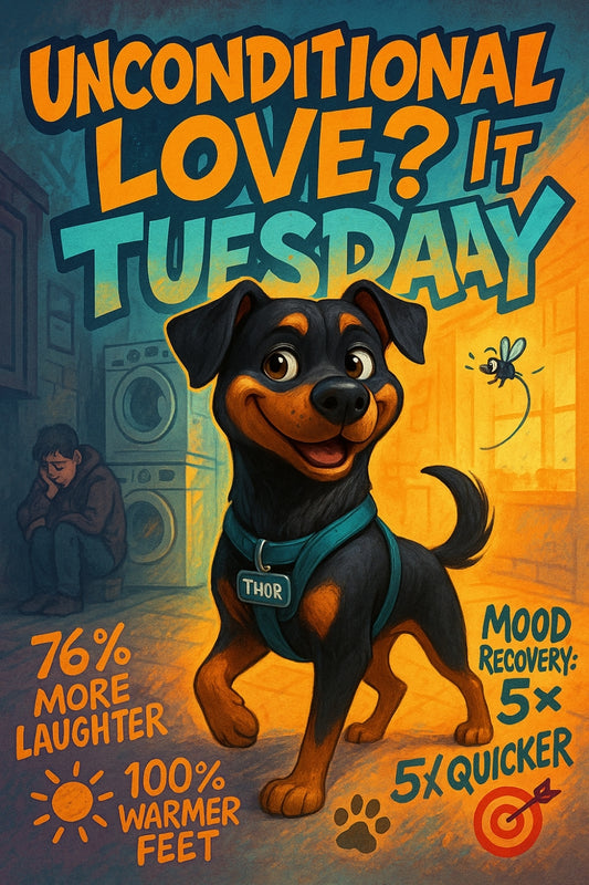 Turns out, Rottweilers are basically therapists in fur coats 👇