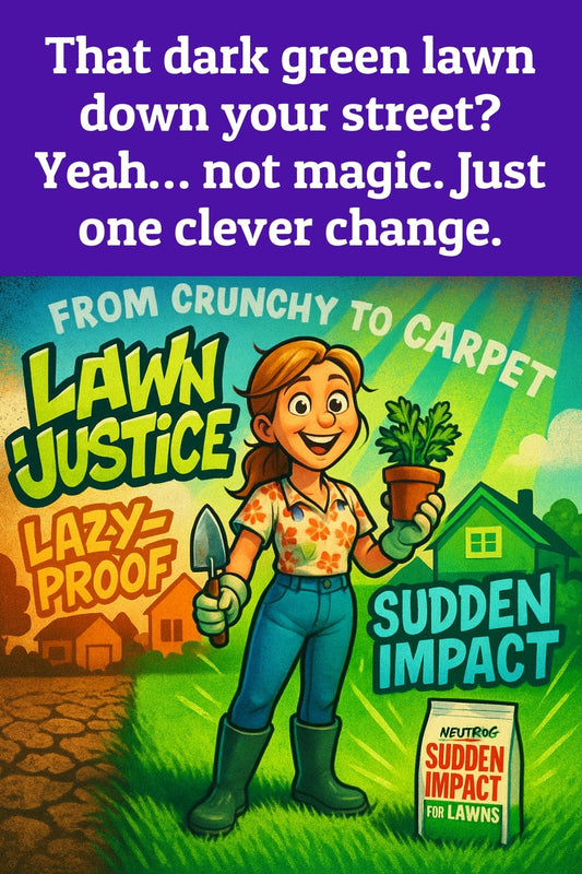 Is this the fertiliser locals are using to win the street lawn wars?