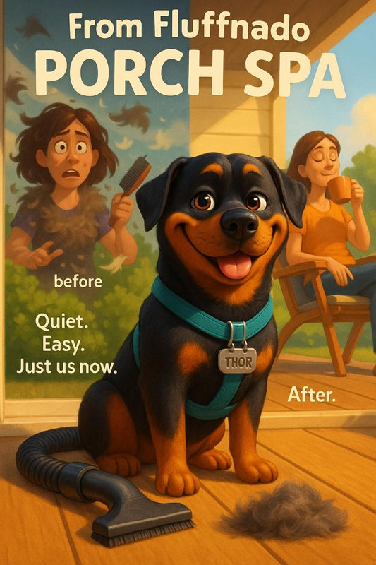 Your vacuum’s hiding a grooming hack your Rottie will actually enjoy 👇