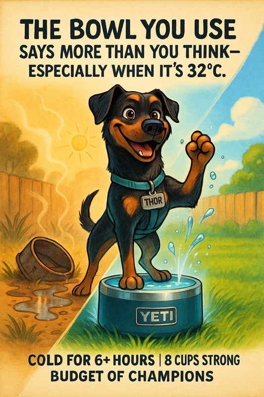 Still Using a Dog Bowl? This Trick Keeps Water Ice-Cold.