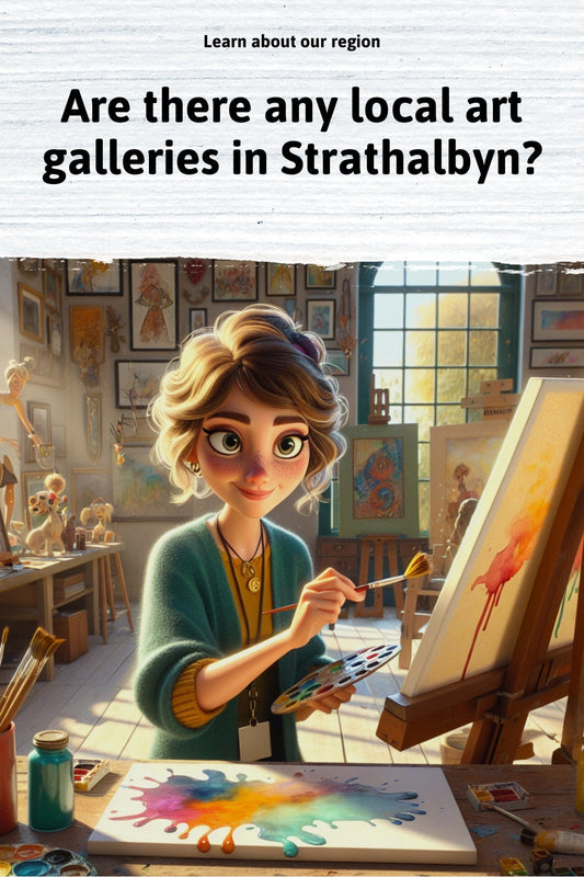 Are there any local art galleries in Strathalbyn?