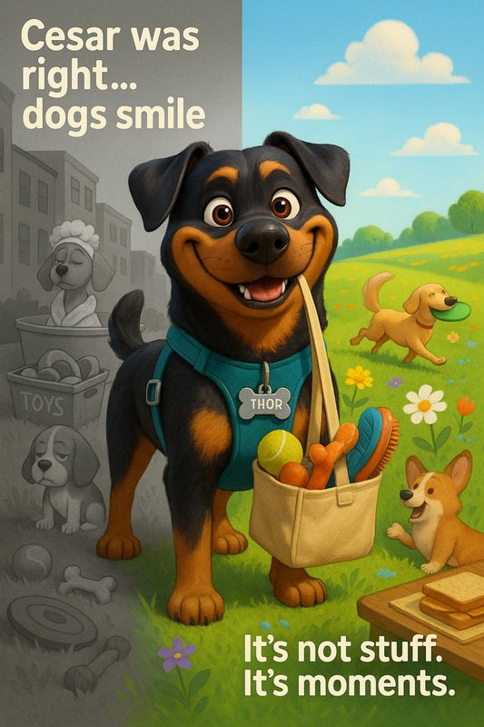 Cesar Millan proved it: dogs *do* smile—when hoomans finally get this one thing right 👇