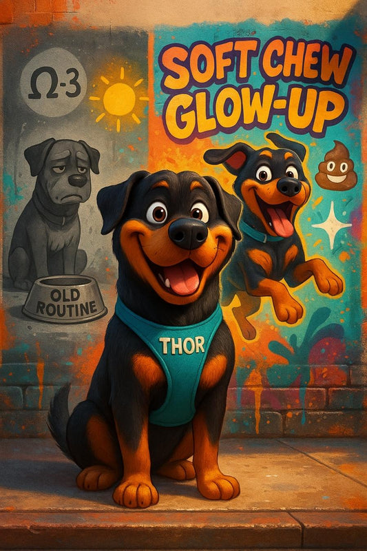 Your dog's glow-up might be hiding inside a chewy little 'treat' 👇