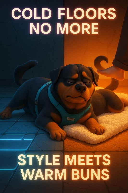 Rottweiler? More like snuggleweiler once the tiles get cold 👇