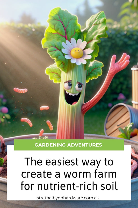 The easiest way to create a worm farm for nutrient-rich soil