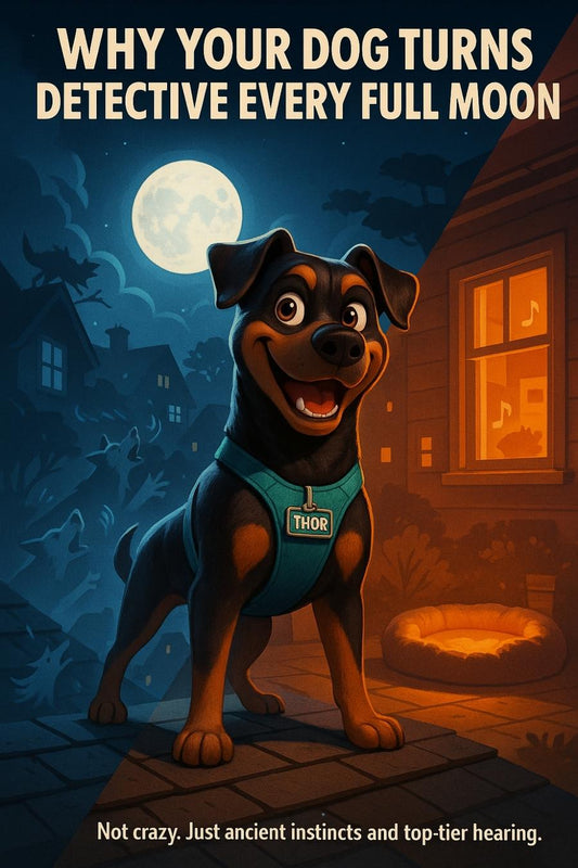 Your dog isn’t overreacting to moonlight 🌚