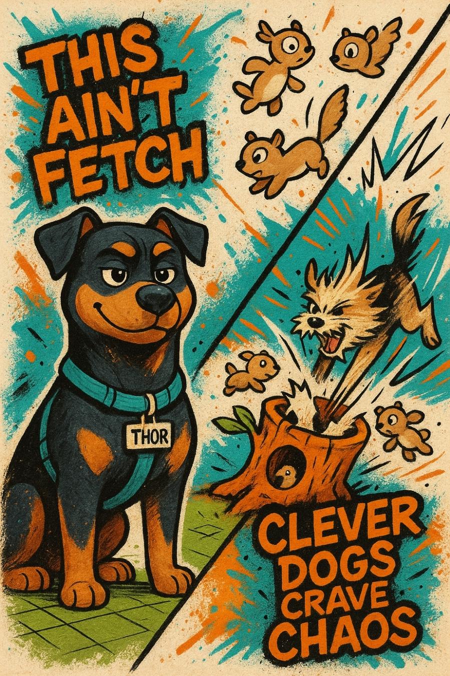 Your dog’s new obsession might just come with missing tails 🫣