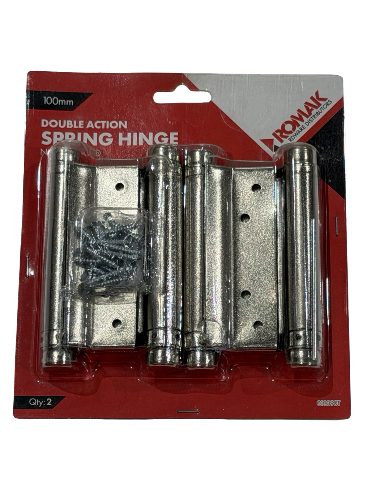 SPRING HINGE DOUBLE ACTION NP 100MM