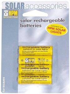 BATTERY SOTARRECHARG 600MAHPK4