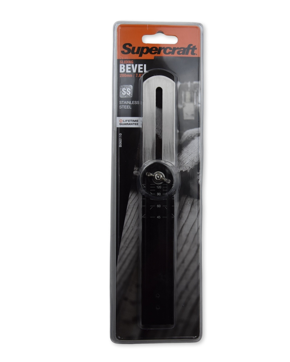 Supercraft Bevel Sliding 200mm Steel