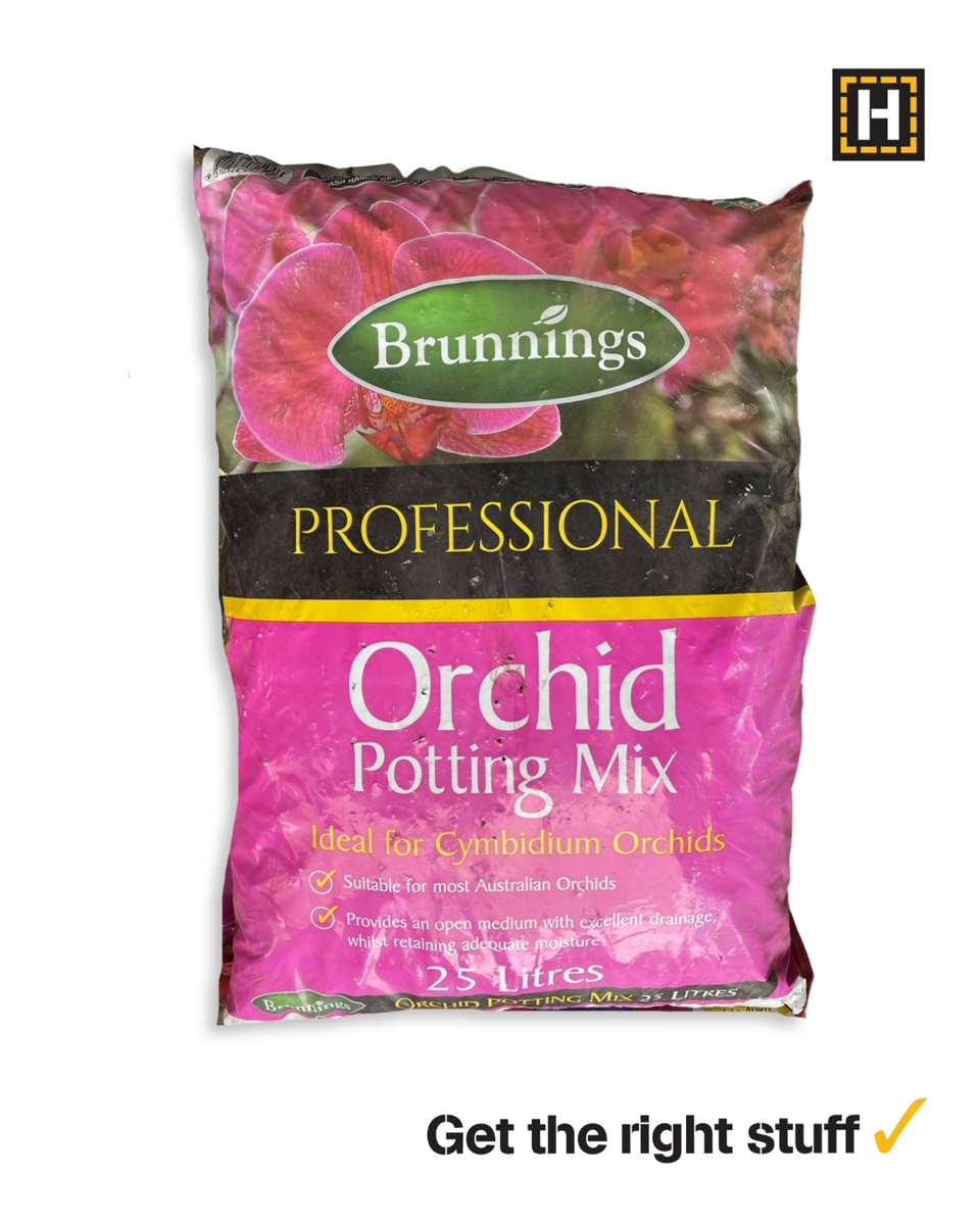 Brunnings Orchid Potting Mix 25L