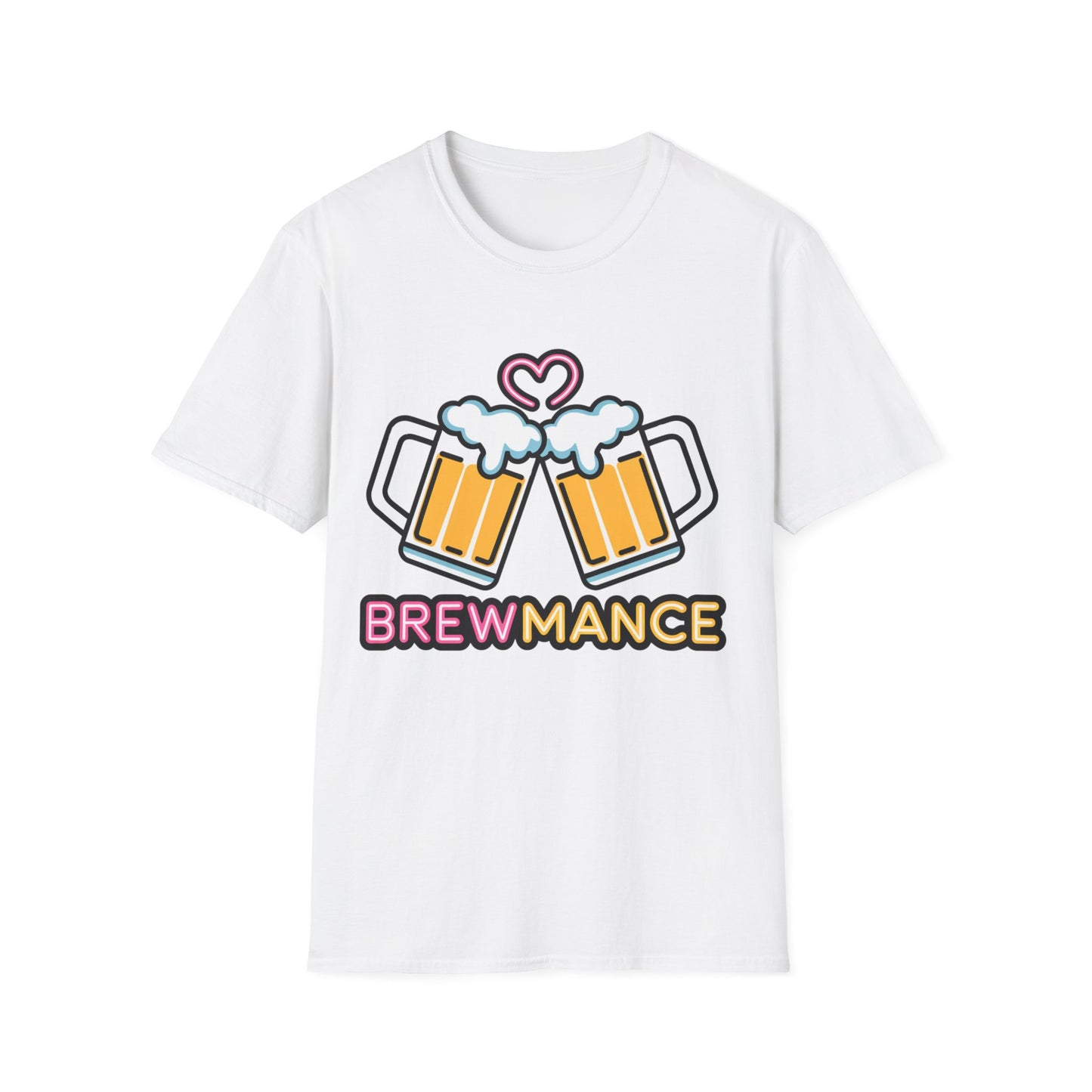 Brewmance Unisex Softstyle T-Shirt - Perfect for Beer Lovers and Friendships