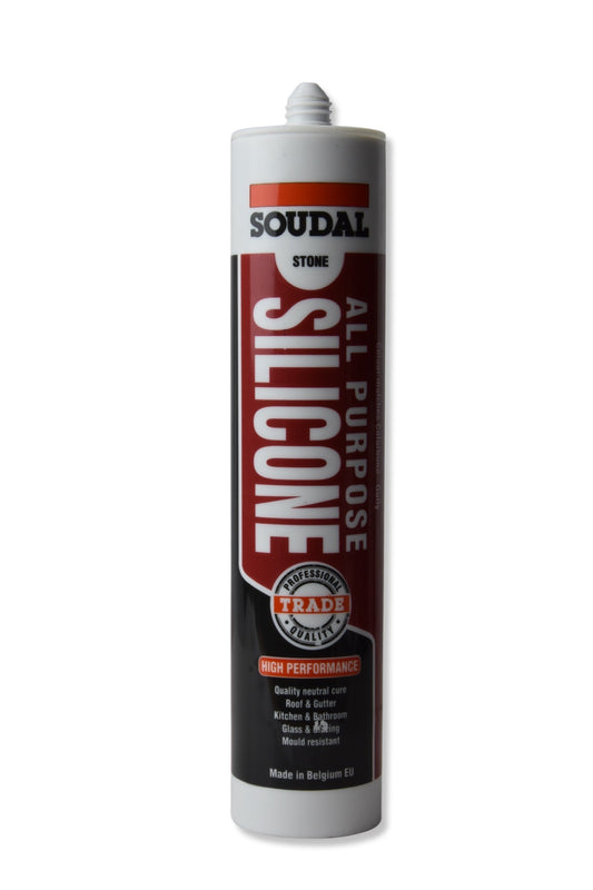 Soudal All Purpose Silicone Stone 300ml