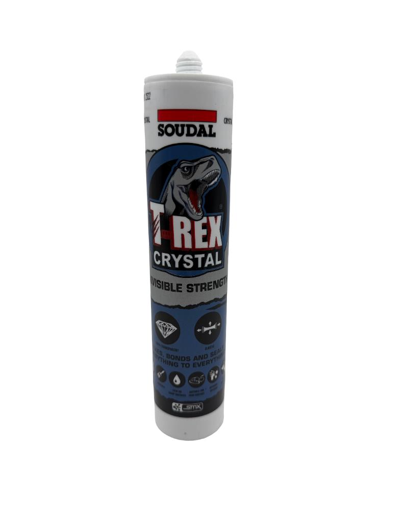 Soudal T-Rex Crystal Clear Sealant and Adhesive