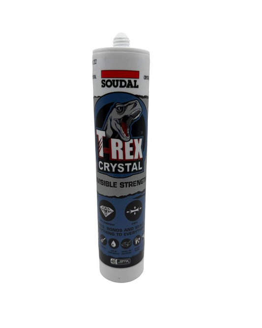 Soudal T-Rex Crystal Clear Sealant and Adhesive