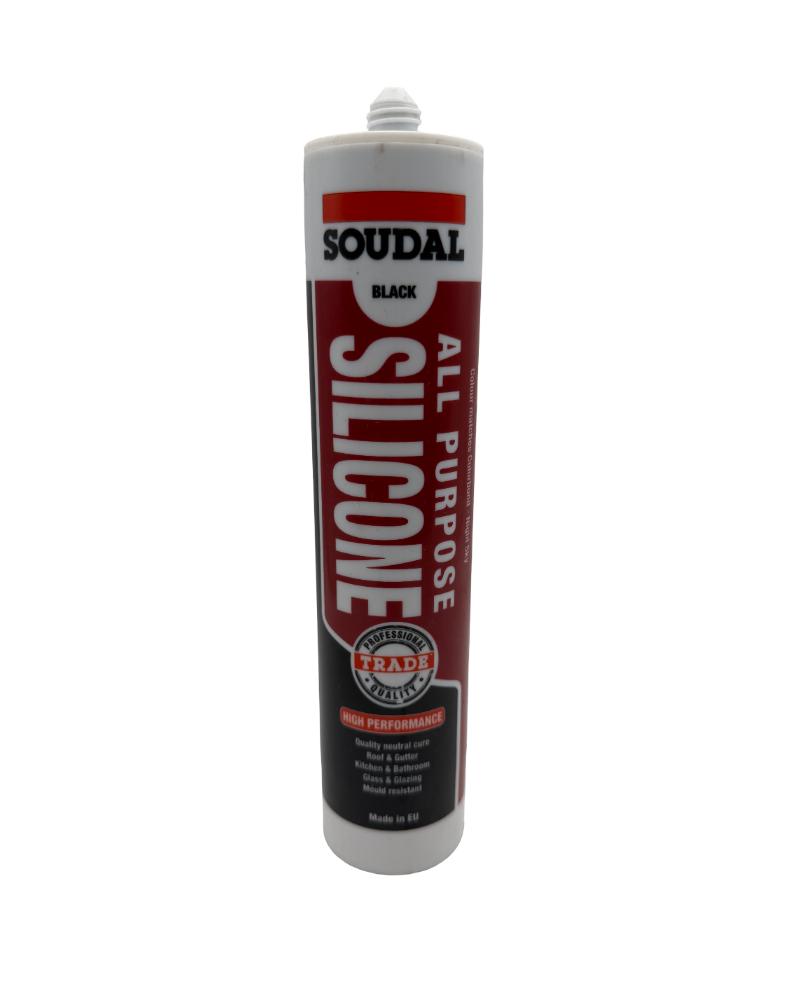 Soudal All Purpose Silicone Black 300ml