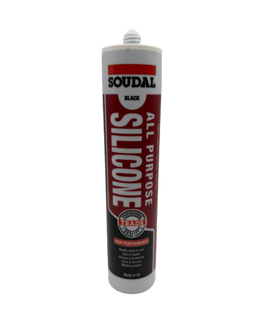 Soudal All Purpose Silicone Black 300ml