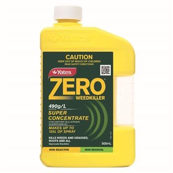 GLYPHOSATE HERBICIDE 490 CONC 500ML ZERO