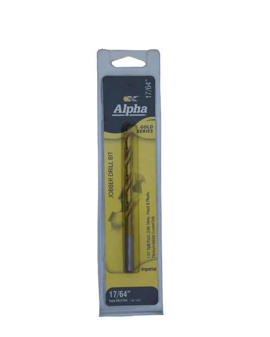 17/64in (6.75mm) Jobber Drill Bit Carded - Gold Series