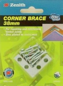 FLT CNR BRACKET 38x38x10x1.6MM