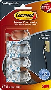 CLIPS CORD MEDIUM 4PK