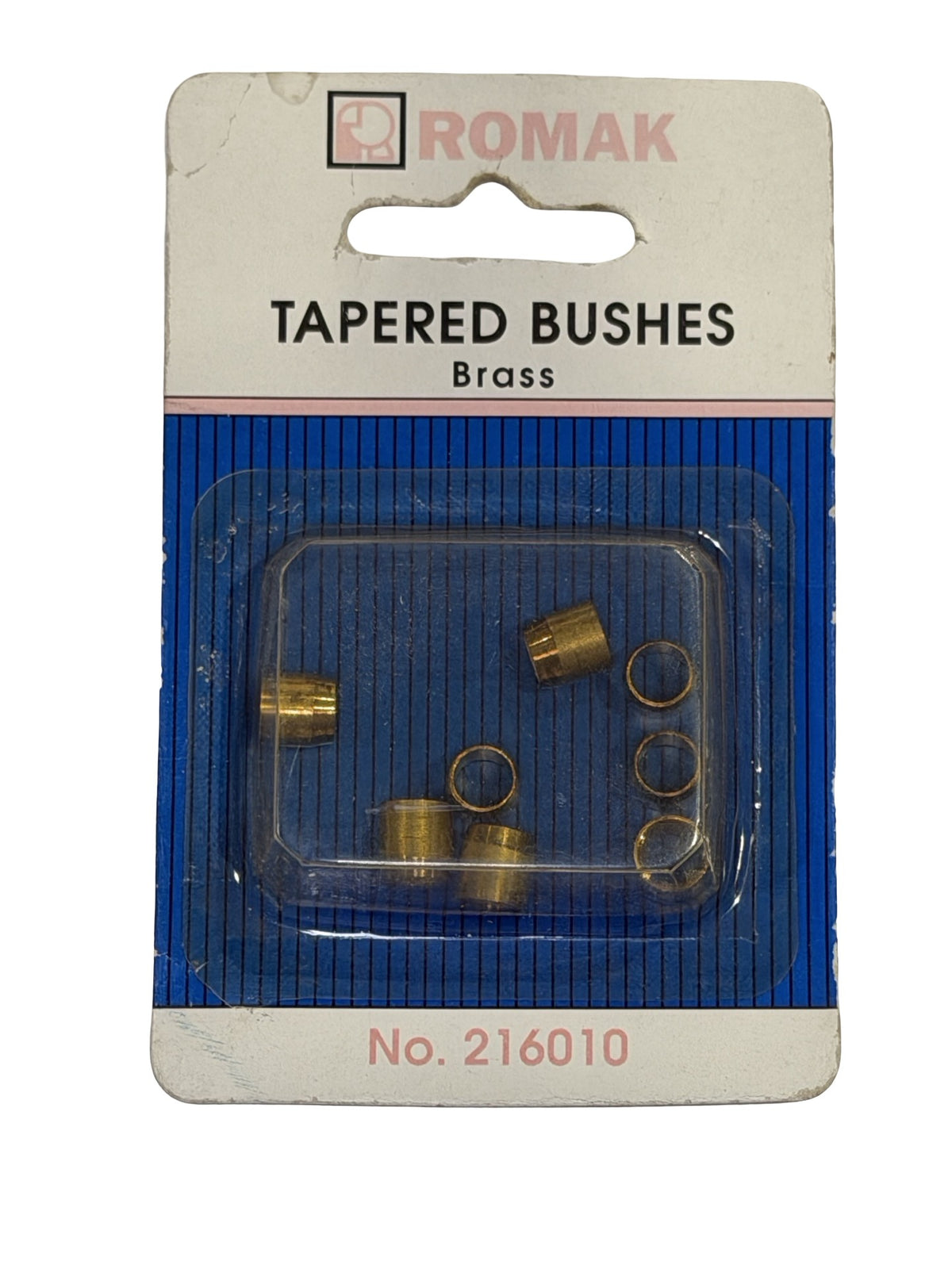 CABINET SHELF SUPPORT 6MM PIN TAPERED BUSH BRASS