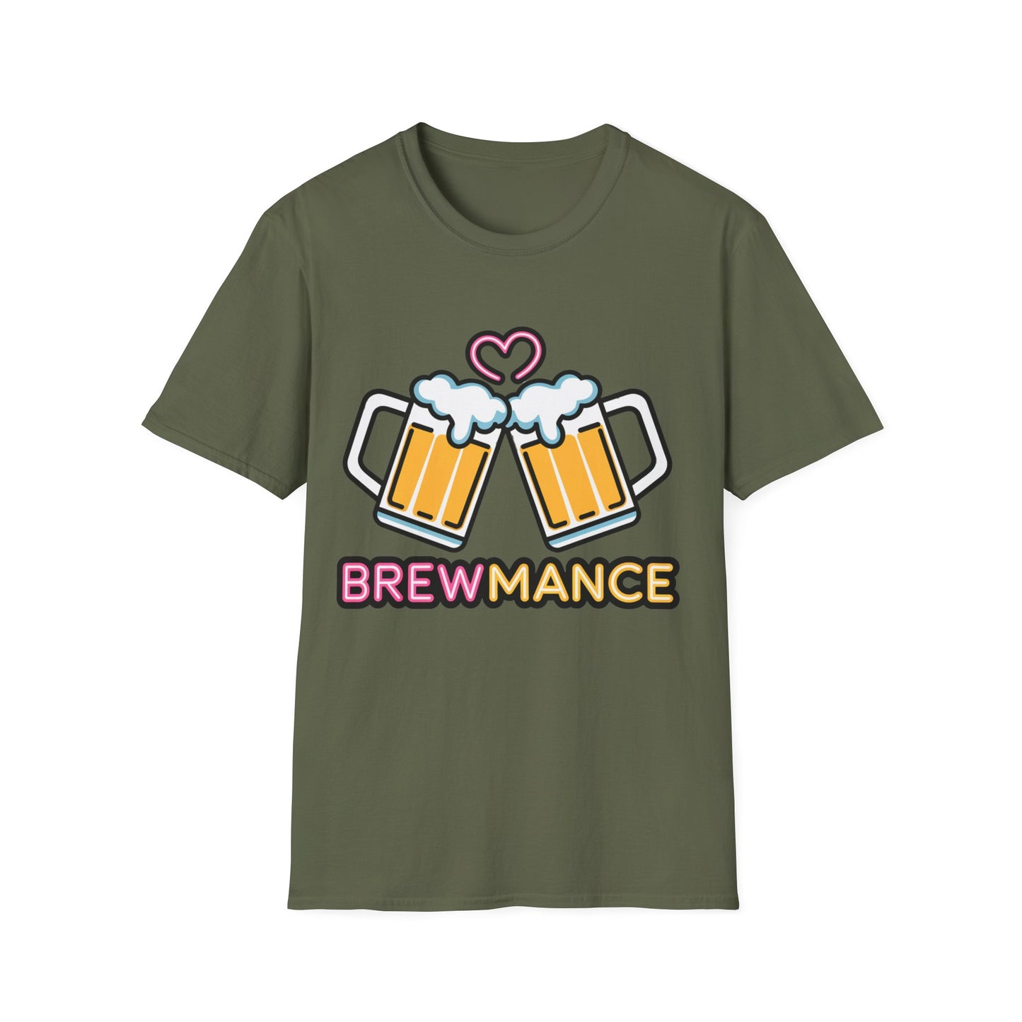 Brewmance Unisex Softstyle T-Shirt - Perfect for Beer Lovers and Friendships