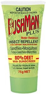 BUSHMANS INSECT REPELLENT GEL 75g