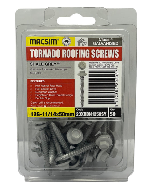 Macsim Tornado SDS Shale Grey 12g 50mm