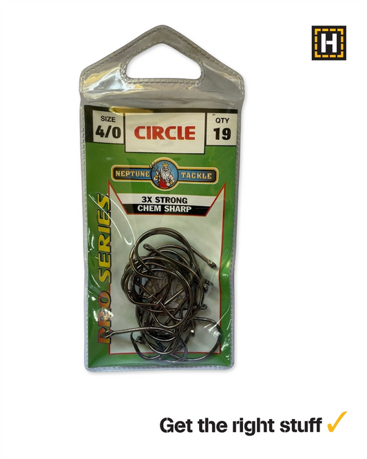 Neptune Tackle Circle Hook SZ 4/0 QTY 19