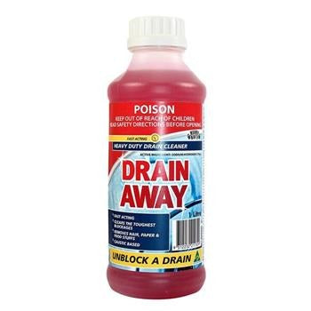 CAUSTIC DRAIN CLEANER 1LTR DRAIN AWAY