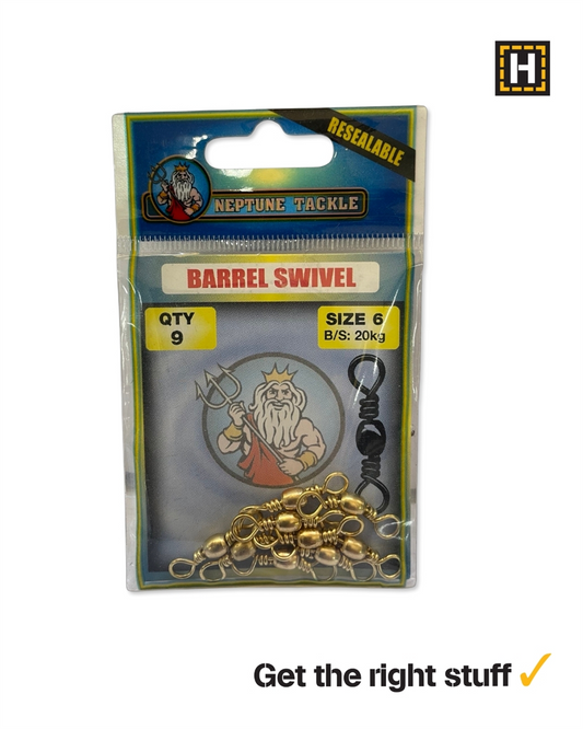 Neptune Tackle Barrel Swivel Size 6