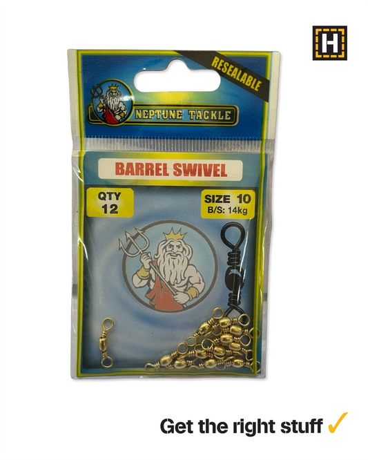 Neptune Tackle Barrel Swivel Size 10