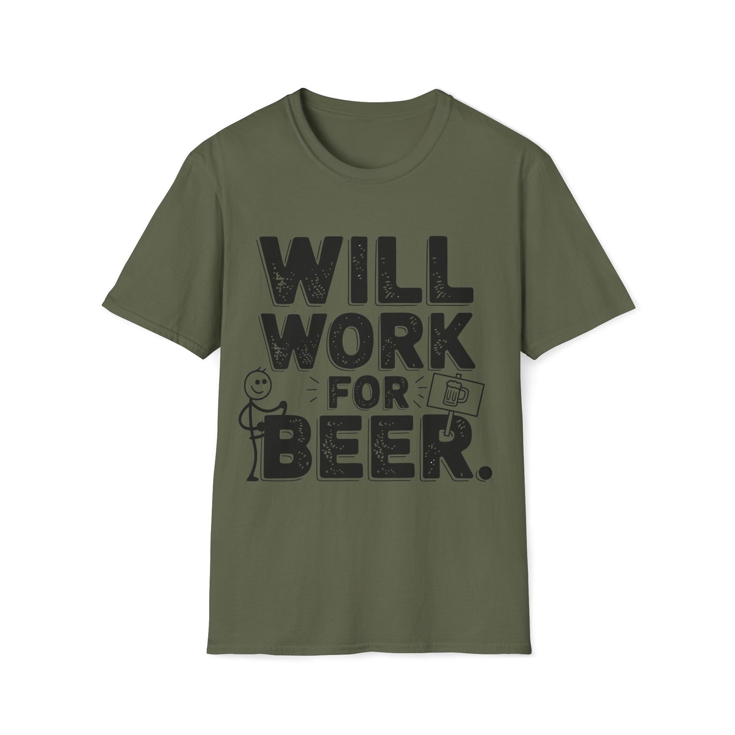 Beer Enthusiast Softstyle T-Shirt - Vibrant Design for Casual Fun