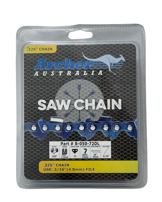 Archer - Chain Loop Semi Chisel  - .325 .050, 72DL