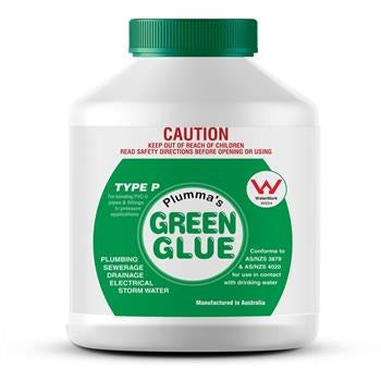 PVC SOLVENT CEMENT TYPE P GREEN 500ml PLUMMAS