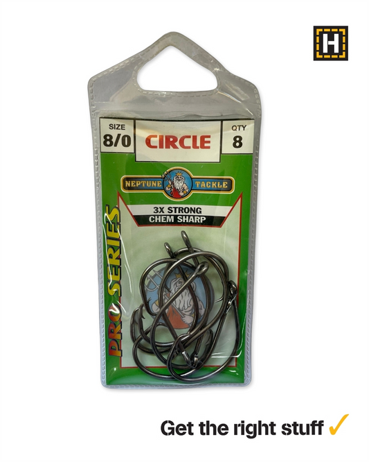 Neptune Tackle Circle Hook SZ 8/0 QTY 8