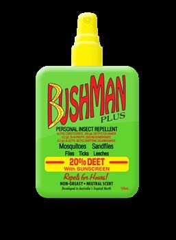 BUSHMANS REPELLENT 100mm PUMP SPRAY