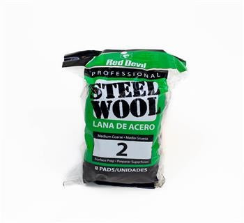 STEEL WOOL MEDIUM/COARSE 2 100G