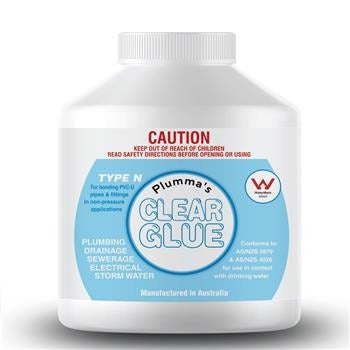 PVC SOLVENT CEMENT TYPE N CLEAR 250ml PLUMMAS