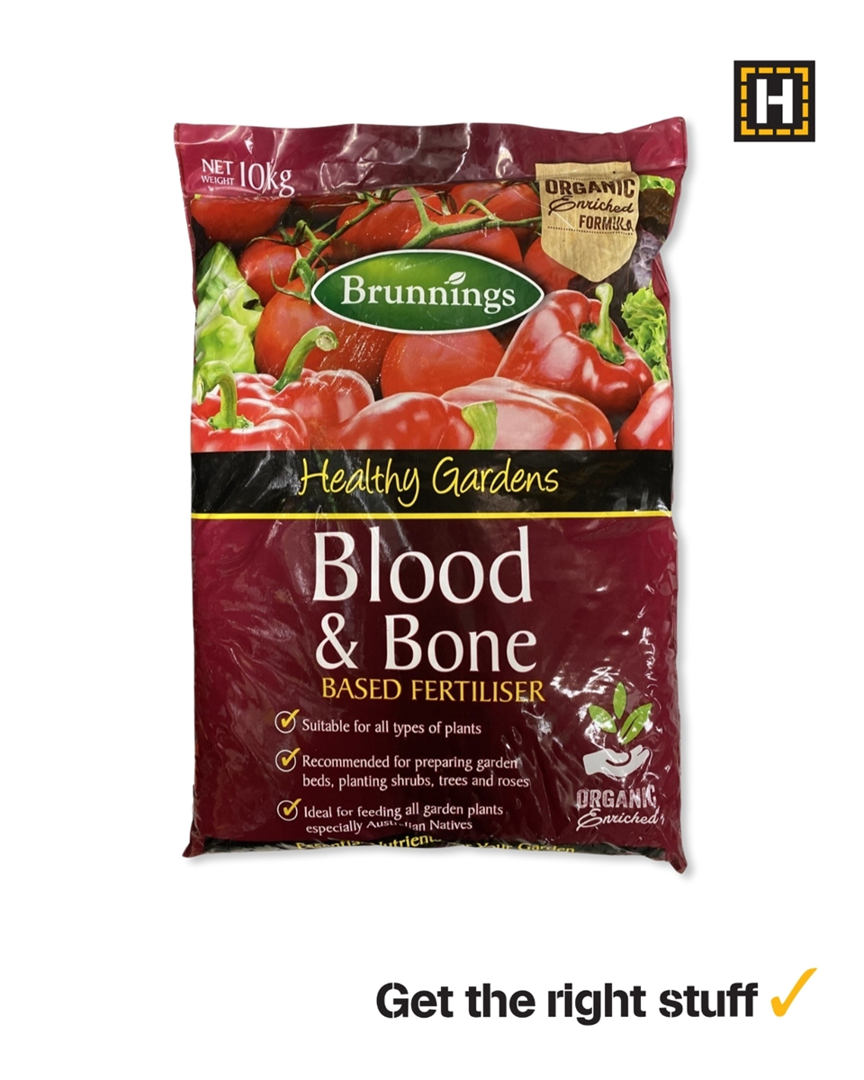 Brunnings Blood & Bone Based Fertiliser 10kg