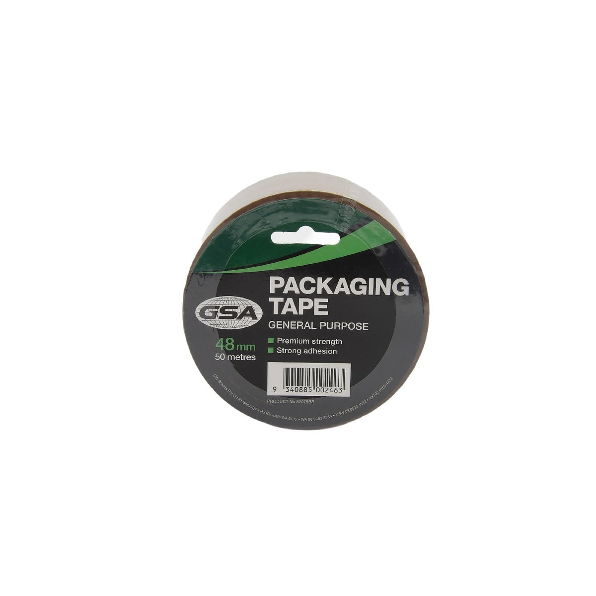 GSA PACKING TAPE BROWN 48MM X 50M ( LABEL )