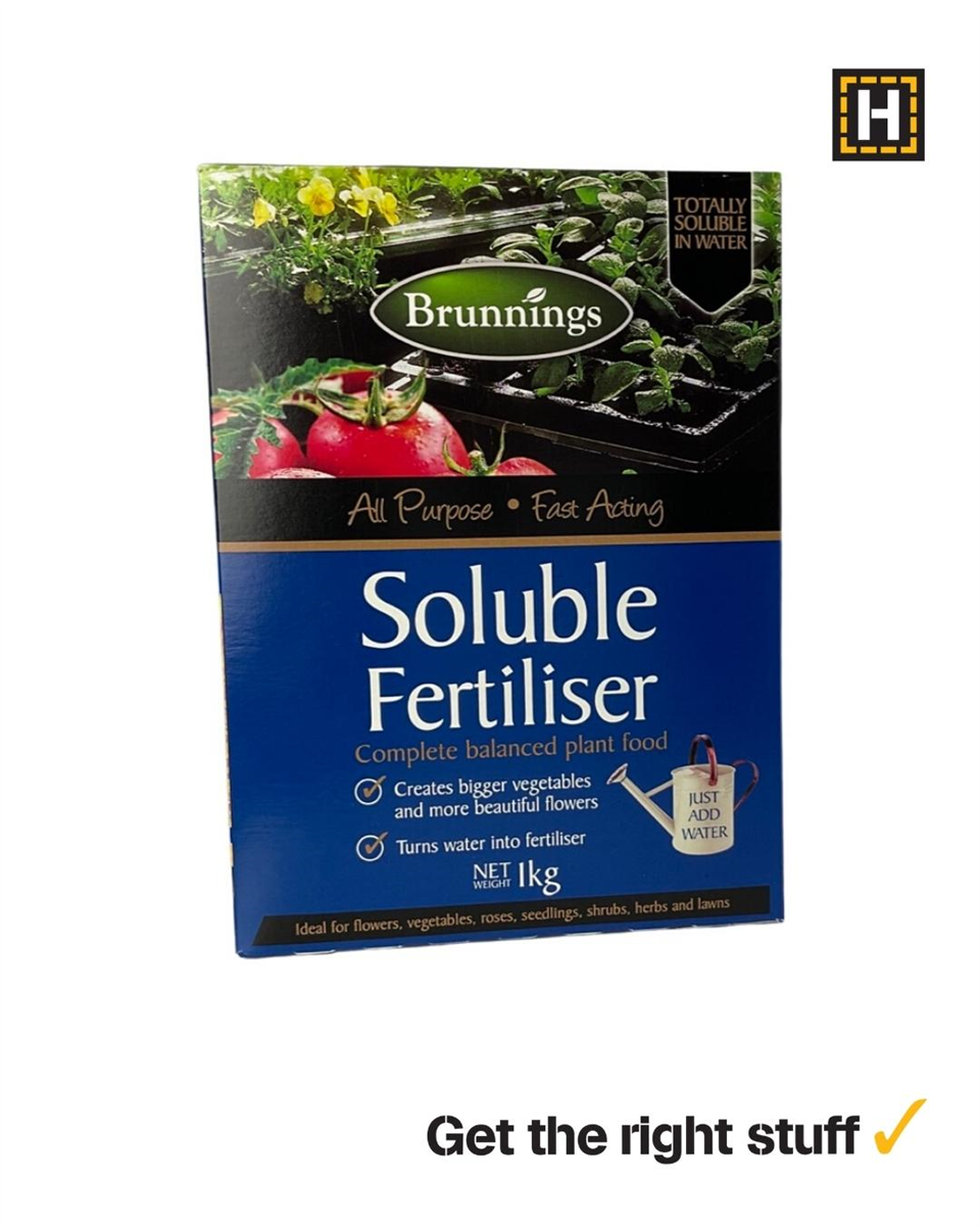 Brunnings Soluble Fertiliser 1kg