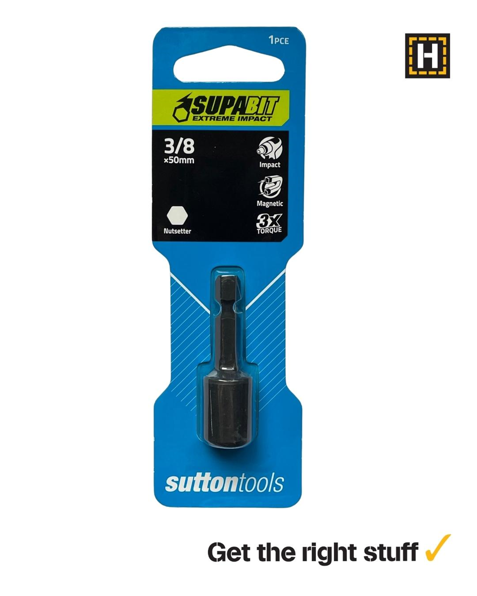 Sutton Supabit Magnetic Nutsetter 3/8 inch x 50mm, S132