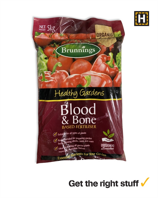 Brunnings Blood & Bone Based Fertiliser 5kg