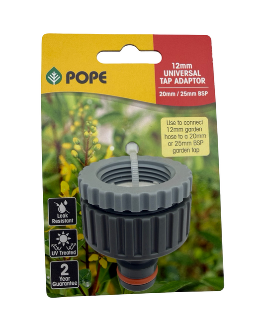 Pope 12mm Universal Tap Adaptor - Durable and Efficient